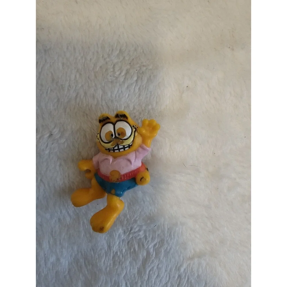 Vintage Garfield PVC Figure United Feature Syndicate 1978 1981 Small Toy